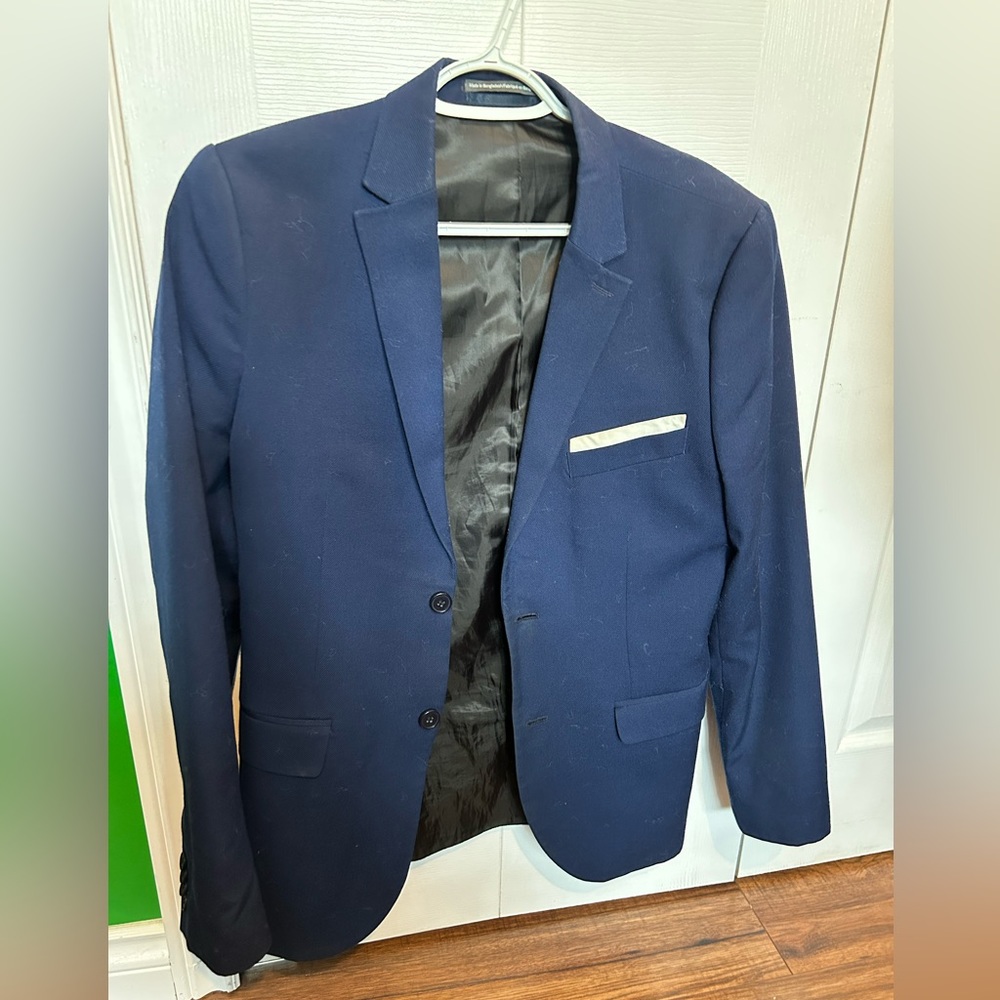 Slim Fit Navy Blue Blazer